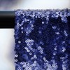 WISPET Navy Blue Sequin Backdrop Curtains 2 Panels 4FTx8FT Glitter