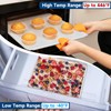6 Pcs Silicone Dehydrator Trays 11 x 11 Inch, Square