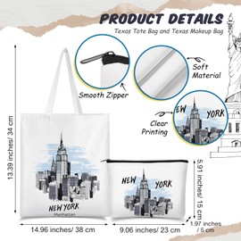 Reginary 6 Pcs City Souvenirs Gifts New York Italy Chicago Seattle Los Angeles Souvenir Gifts for Women Traveler Christmas(New York)