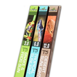 Reptiles Planet T5 UVB Tube 2.0 Snake Frog Sun Lighting for Reptiles/Amphibians, 8 W, Length 29 cm, Diameter 16 mm