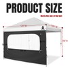 MordenApe Sunshade Sidewall with Mesh Window for 10x10 Pop Up