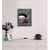 RPJC 8x8 Soild Wood Picture Frame with High Definition Glass