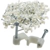 FLAT White 7mm Cable Clips for 1mm2 Twin & Earth