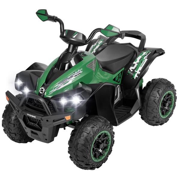 VIVOHOME Kids Ride on ATV, 12V Battery Powered Toy Car