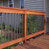 HZIU 51 Pack Deck Balusters 36'' Straight Baluster, Black Metal