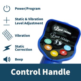 Loyal Leash - Dog Training Safe e-Leash with Auto Mode, Ergonomic Remote Control, Adjustable Sensitivity, No-Pull Collar, Detects Tugging/Pulling Dogs