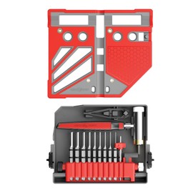 Real Avid Master Bench Block Pro-Kit - Non-Marring Armorers Block, Roll Pin Punch Set & Standard Pin Punch Set + Hammer with 4 Interchangeable Heads