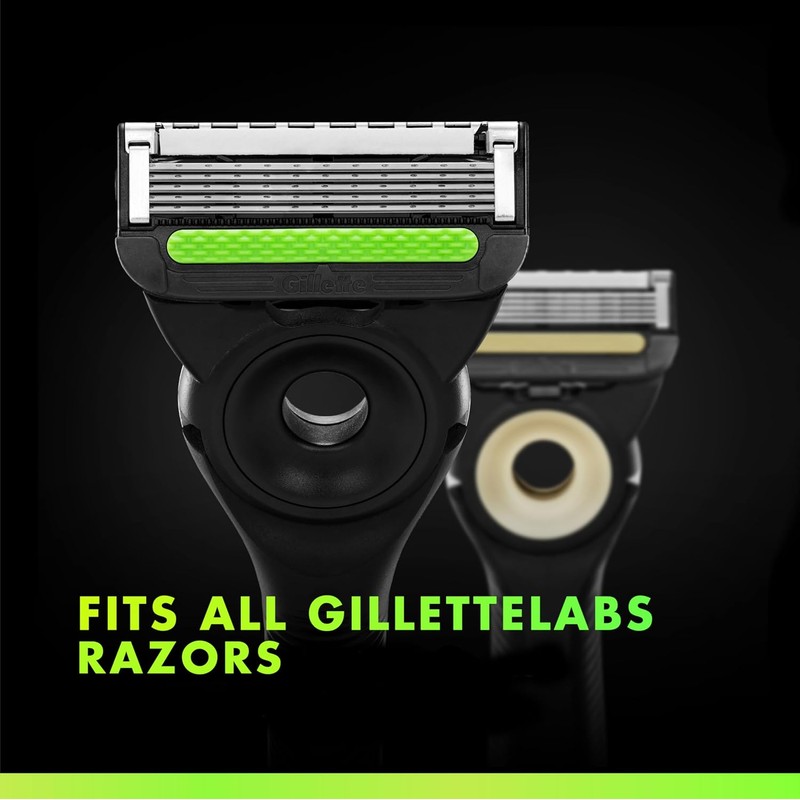 GilletteLabs Shaving Razor Blade Refills for Men, 12 Count