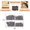 Mr. Pen- Nail Assortment Kit, 600 pcs, 4 Sizes, Bronze,