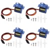 D-FLIFE 4pcs SG90 Micro Servo Motor Mini Servo SG90 9g