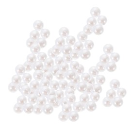 WOONEKY 10000Pcs Pearl Nail Art Decorations Mixed of Flat Back Half Round DIY Charms for Manicure for Custom Nail Designs and Creative Embellishments