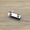 EMSea Pack of 12 Swivel Hinges for Glass Doors Without