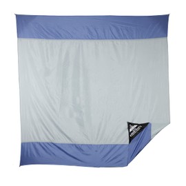 GRAND TRUNK Parasheet Blanket - Sand & Water Resistant Beach Blanket, 7x7ft with Anchor Pockets, Lightweight & Quick-Dry (Blue Shore)