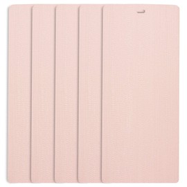 DALIX Arctic Pink Vertical Blind Texture Slats Sliding Door 82.5 Qty 5 Pack