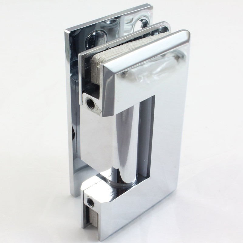 Di Vapor (R) 90 Degree Wall Mounted Shower Door Glass