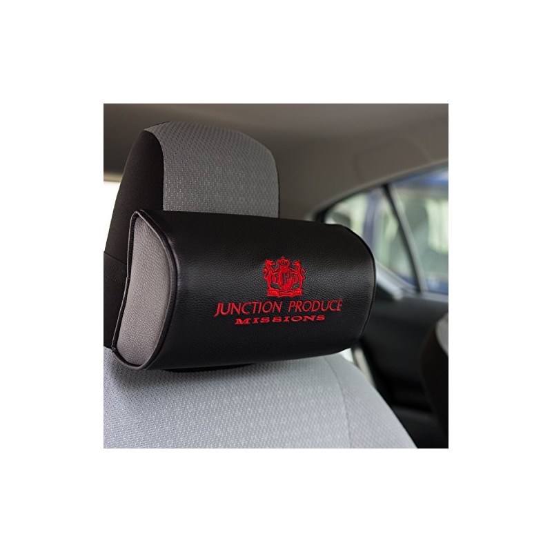 フジヤマ JUNCTION PRODUCE MISSIONS ネックパッド 刺繍ロゴ入り ブラックxレッド GM214714