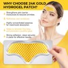 Collagen Forehead Wrinkle Patches, 12PCS 24K Gold Forehead Patches for