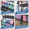 Eglua 4-Tier Heavy-Duty Home Gym Storage Rack with Adjustable Shelves