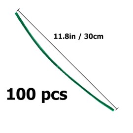 100 Pieces Pipe Cleaners Chenille Stem, Solid Color Pipe Cleaners Set for Pipe Cleaners DIY Arts Crafts Decorations, Chenille Stems Pipe Cleaners (Green)