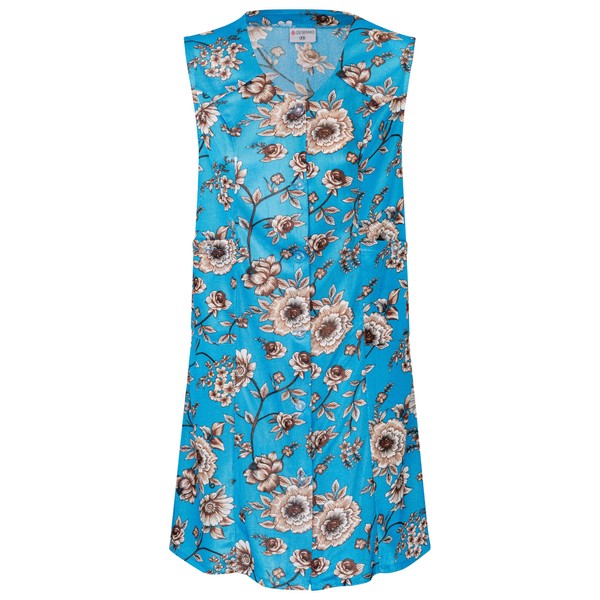 DESERMO Colourful Apron with Button Placket, Comfortable and Washable Garden