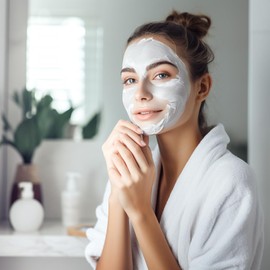 Seaweed Face Mask Set with 20 Masks and Accessories