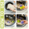 Bmeigo 3PCS Tumble Dryer Balls, Reusable Laundry Ball for Washing