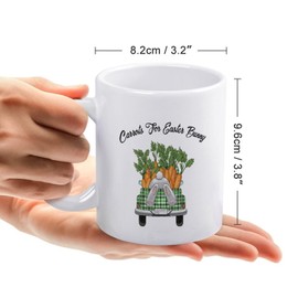 Novelty Coffee Tumbler Mugs Carrot For Easter Bunny Cute Trunk Rabbit For Kitchen Coffee Bar Office Coffee School For Coffee Tea Hot Chocolate Milk Wine Mugs Whites Easter Gifts For Girl Boy