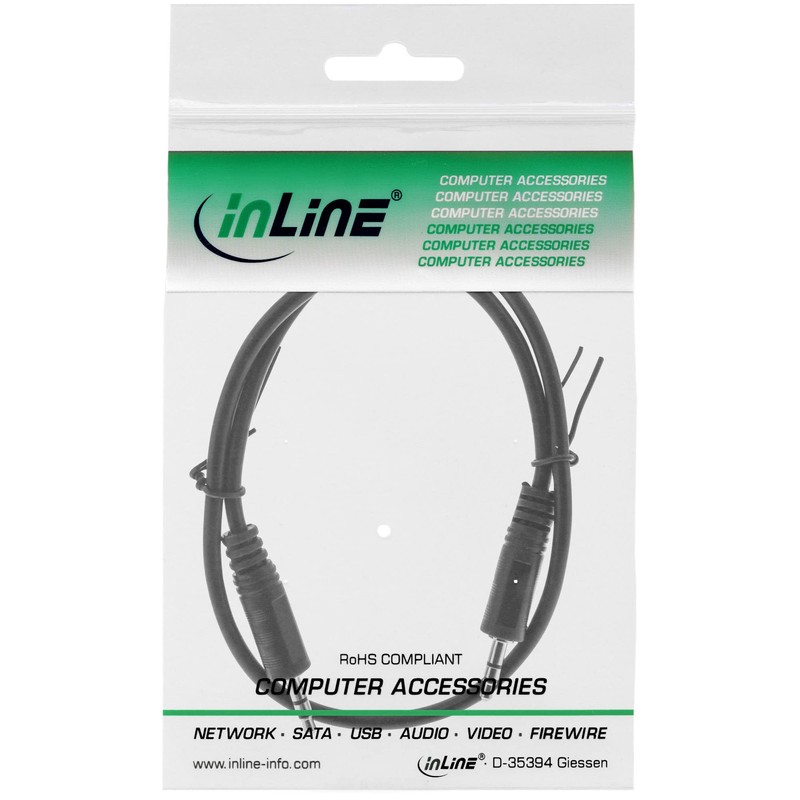 InLine 99932D Jack Cable 3.5 mm Male / Male Stereo