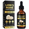 Lions Mane Mushroom Supplement Drops - Organic Lion's Mane Mushroom