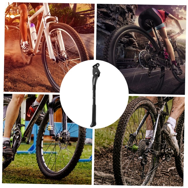 ORFOFE Adjustable Aluminum Alloy Bike Kickstand for Mountain Bikes Easy