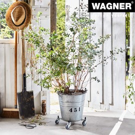 Wagner Plant Caddy Sun City Medium - 10.24-14.96 x 3.15 in usable Surface - continuously extendable, Indoor + Outdoor use, Plant Stand Made of Steel, Load Capacity 220 lbs - 20081801