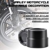 KaTur Black CNC Aluminum RC Front Axle Cover Cap Nut