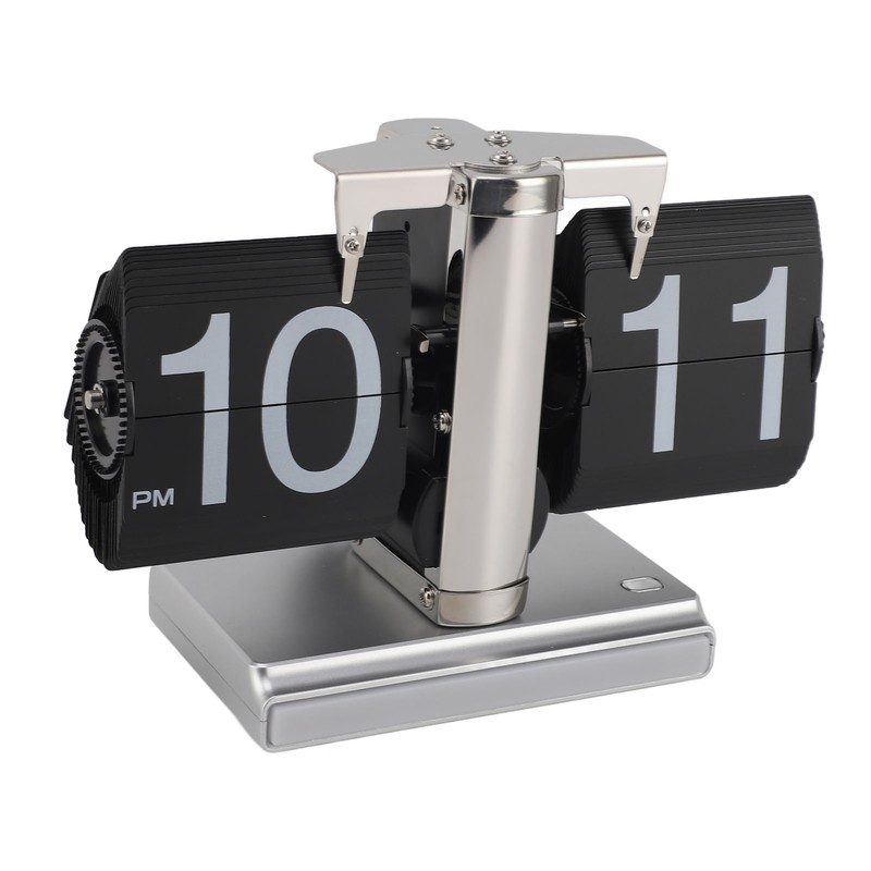 Retro Digital Flip Down Clock Battery Powered Flip Desk Clock