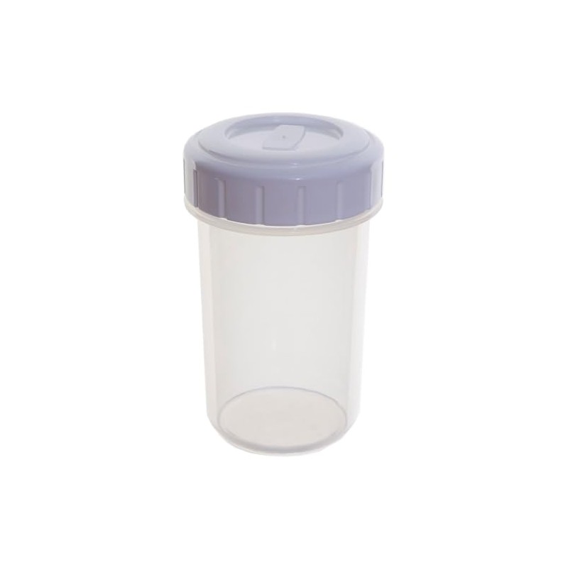 Hardys Plastic Beaker Cup Twist Seal Screw Lid Airtight Liquid