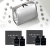 Odyssey Hera Silver Square Pouch + Odyssey Black 2-piece travel 2-kit set / 헤라 실버스퀘어 파우치+오딧세이 블랙 2종 여행용 2키트 세트