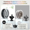 NevsBye Silk PLA 3D Printer Filament, Black PLA Filament 1.75mm,