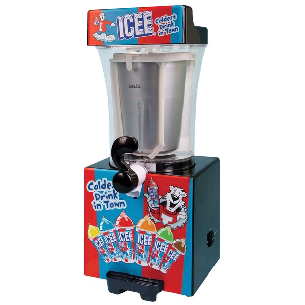 iscream Genuine ICEE Brand Counter-Top Sized ICEE Slushie Maker - Spins Your Pre-Chilled Ingredients with Your Ice into ICEE Slushies!