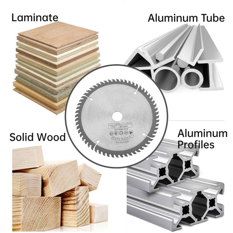 QANYEGN 165 mm TCT Circular Saws, Standard Circular Saw Blade,
