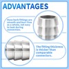 ChillWaves 304 Stainless Steel Hose Barb Fittings, Splicer Mender Union