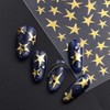 14 Sheets Star Nail Art Stickers 3D Self-Adhesive Nail Art