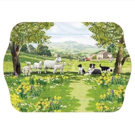 The Leonardo Collection LP94737 Small Tray | Collie & Sheep design | 1 Pc, Multicolor