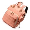 Diaper Women Bag Backpack Multi Compartment Large Opening Top Mother