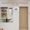 Tactile Exam Room Number Sign 1-3 with Braille - 5"