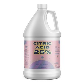 Citric Acid 25% Solution - 1 Gallon - Industrial, Commercial, Water Treatment, Cleaning, Laboratory