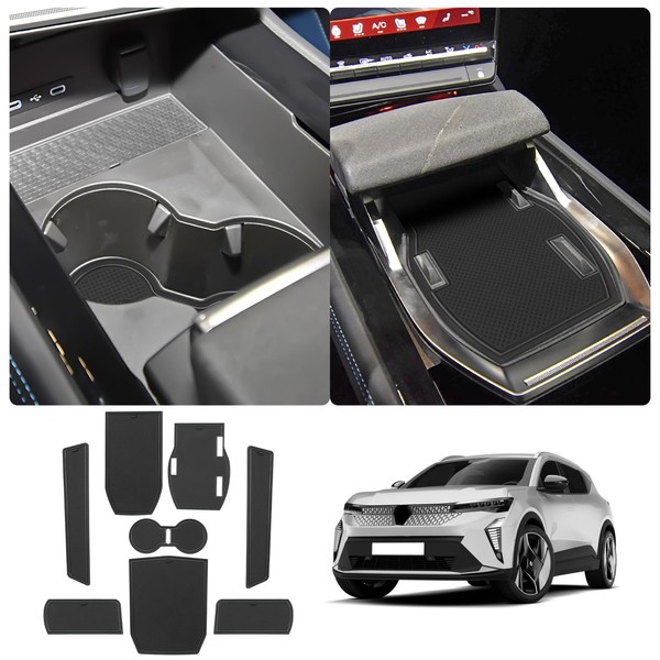 LUWU Compatible with R enault Rafale 2024 2025 Non-Slip Mats