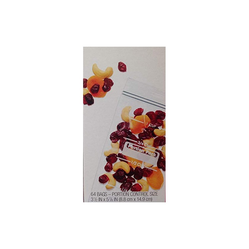 Portion Control Snack Bags (BPA free) ~ 3 1/2" x
