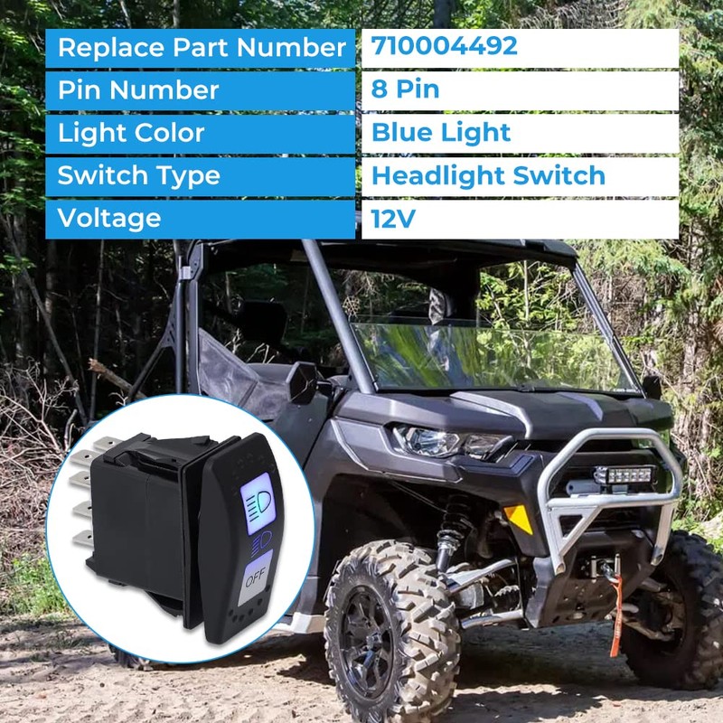 Headlight Switch for CAN-AM Maverick X3 Defender Maverick Trail and