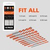 Masonry Drill Bits Set for Tile, Brick, Cement, Concrete, Glass,
