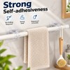 6 Pack Self Adhesive Curtain Rod Holder Hooks for Wall