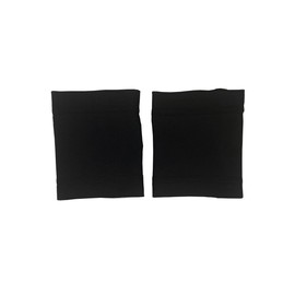 Wristband, Sports, Sweat Absorbent, Quick Drying, Antibacterial, Odor Resistant, Antibacterial, Sports Wristband, Solid Color, Elastic (Black)